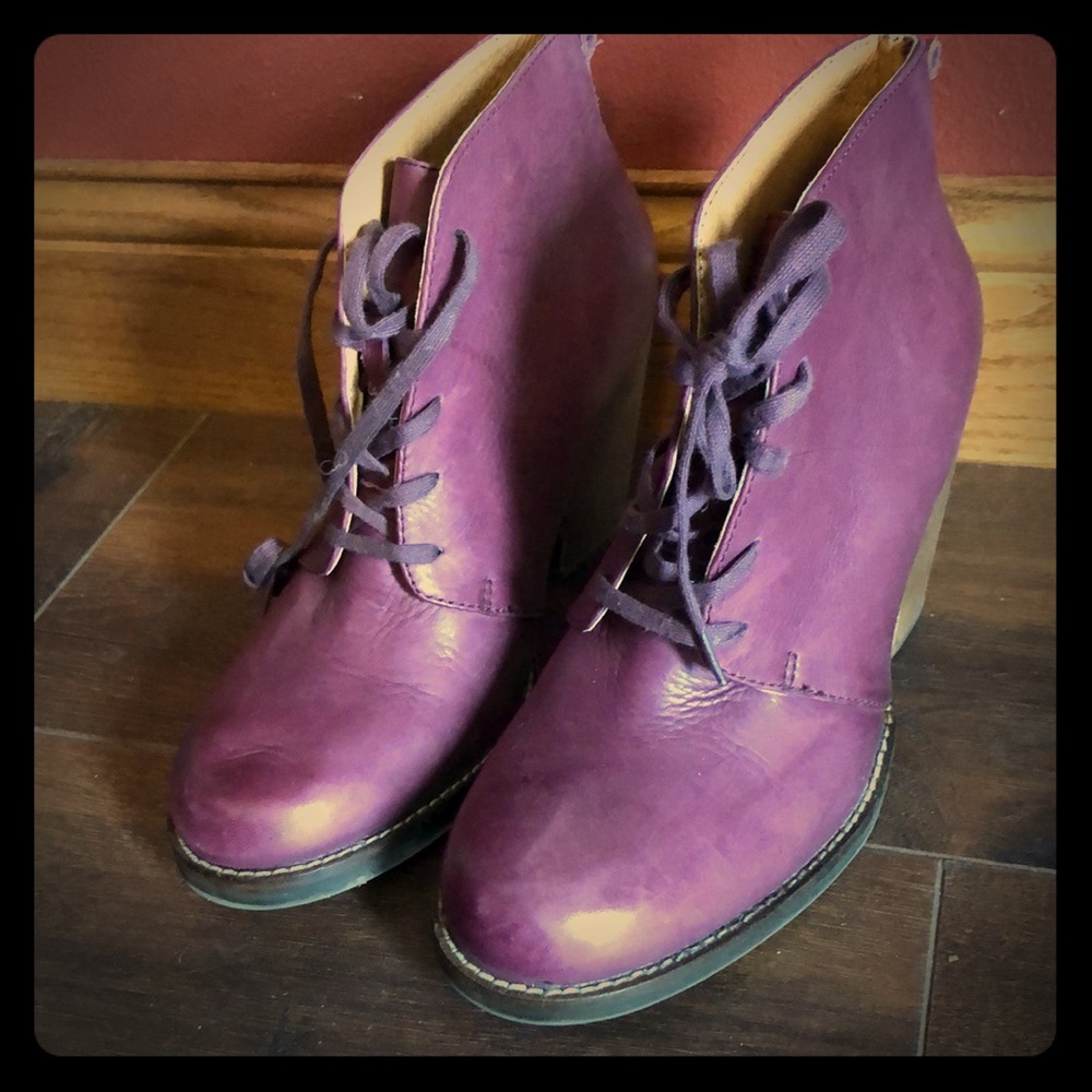 Latigo lace up booties